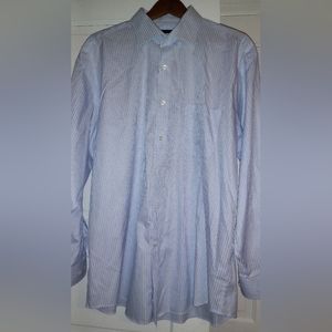 Joseph A Bank Reserve men's dress shirt size 17.5-35 light blue